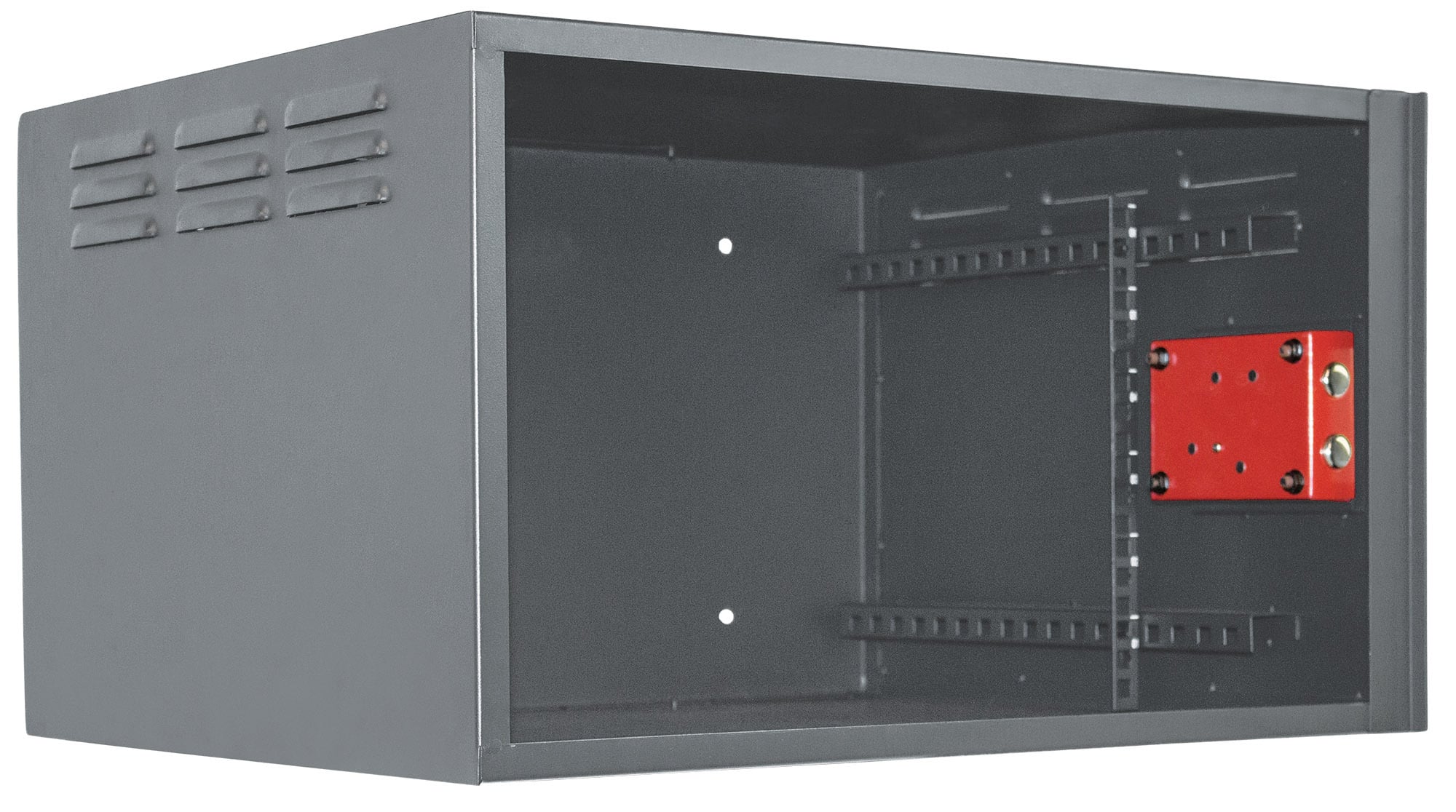 Armadio Rack 19'' a muro 6unità con serratura di sicurezza - Intellinet I-CASE SC-0645-BK