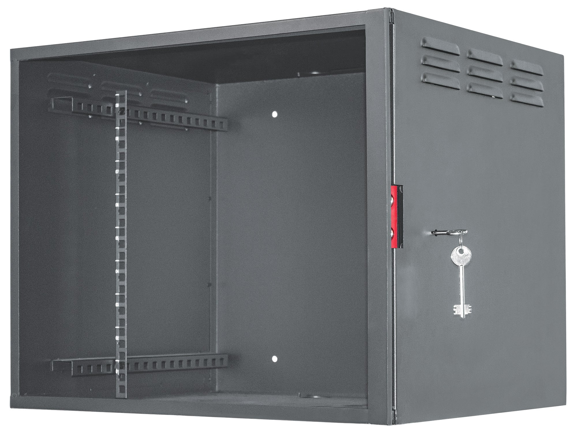 Armadio Rack 19'' a muro 9unità con serratura di sicurezza - Intellinet I-CASE SC-0940-BK
