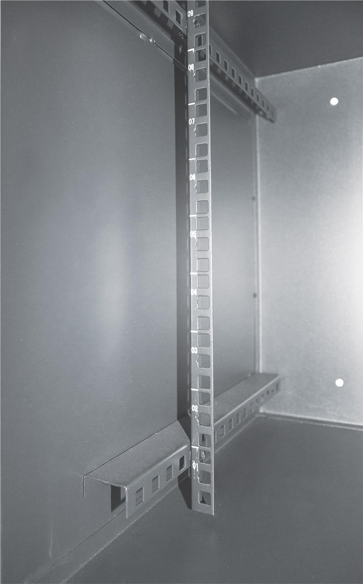 Armadio Rack 19'' a muro 9unità con serratura di sicurezza - Intellinet I-CASE SC-0940-BK