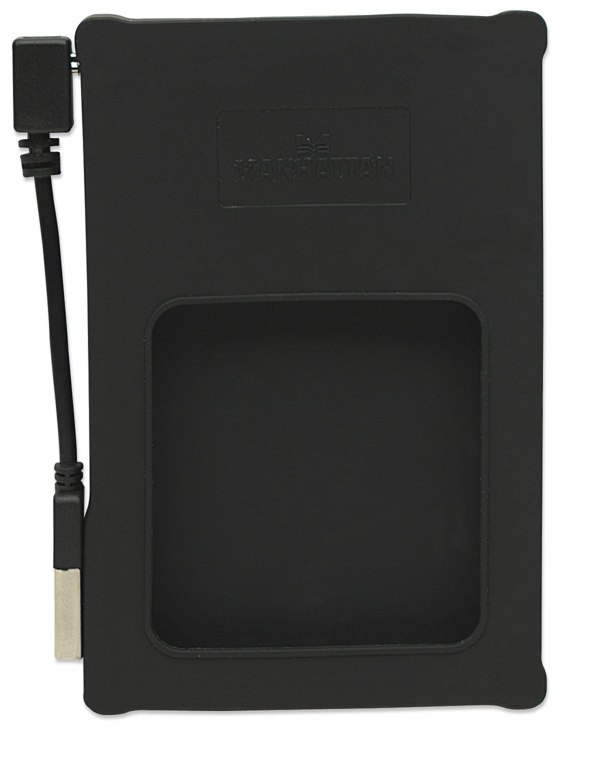 Box esterno 2.5'' SATA USB2.0 Silicone Nero - Manhattan I-CASE SIL-25BK