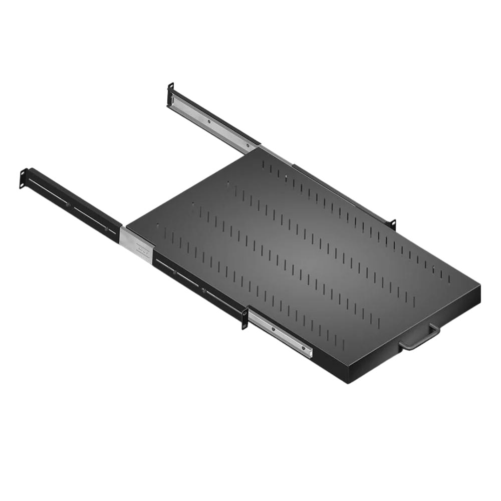 Mensola per Rack 19'' Estraibile 720 mm Nera - Intellinet I-CASE SLIDE-1200