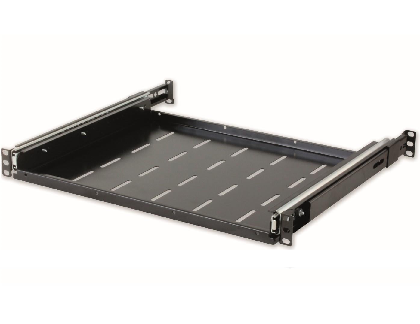 Mensola per Rack 19'' Estraibile 350mm Nera - Intellinet I-CASE SLIDE-350B