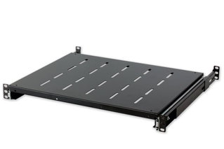Mensola per rack 19" estraibile 550mm nera - Intellinet I-CASE SLIDE-550B