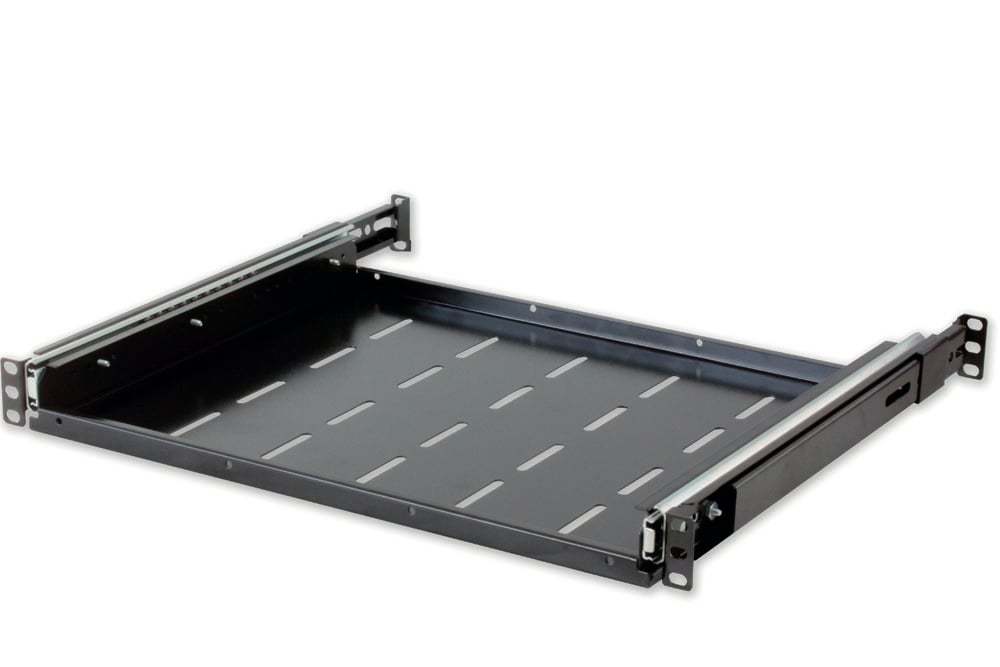 Mensola per Rack 19'' Estraibile 550mm Nera - Intellinet I-CASE SLIDE-550B