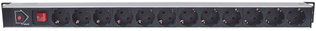 Multipresa Verticale per Rack 12 Posti Spina Schuko Angolata - Intellinet I-CASE STRIP-12SHI