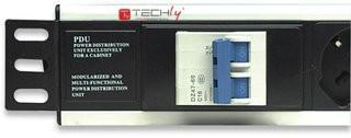 Multipresa 6 Posti da Rack 19'' con Magnetotermico Spina Italiana 1,5U - Techly Professional I-CASE STRIP-16A
