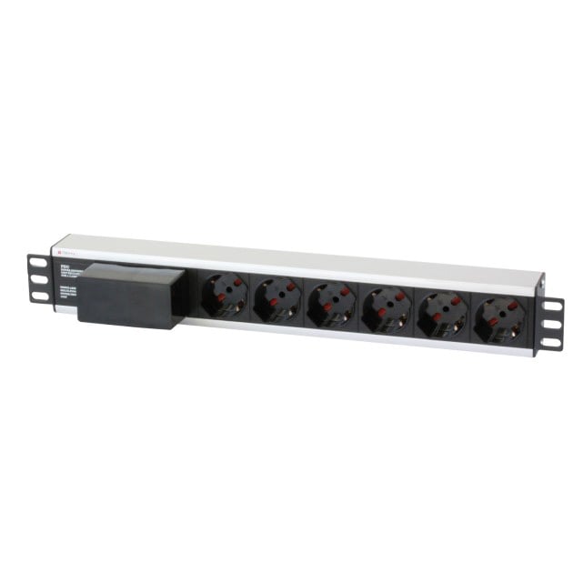 Multipresa 6 Posti da Rack 19'' con Magnetotermico Spina Italiana Cavo 3m 1U - Techly Professional I-CASE STRIP-16A3