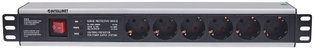 Multipresa per Rack 19" 6 posti Spina Schuko Angolata 1.5U - Intellinet I-CASE STRIP-16SHI