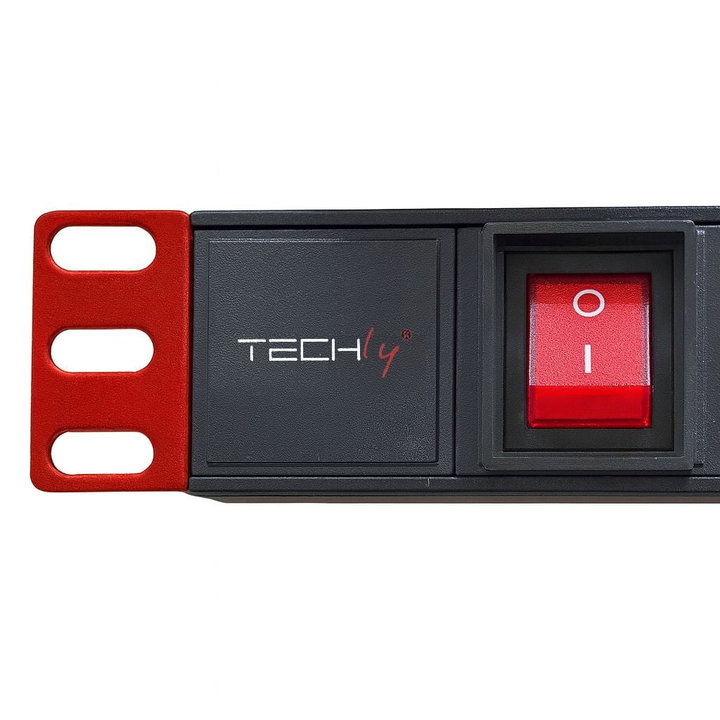 Multipresa 8 Posti da Rack 19'' con Interruttore Spina C20 1U - Techly Professional I-CASE STRIP-18C20