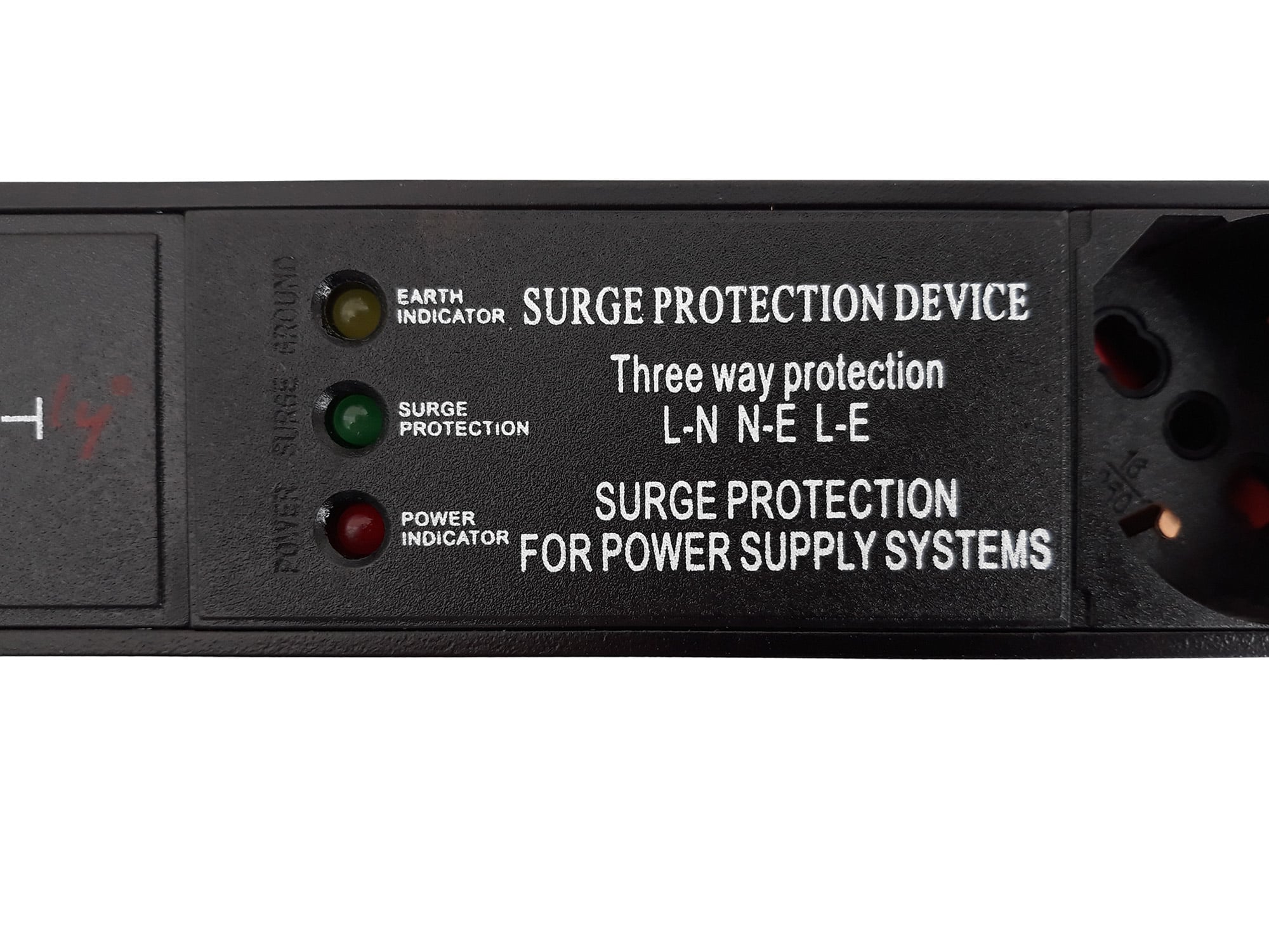 Multipresa 7 Posti da Rack 19'' con Filtro di Protezione 3 LED Spina Italiana 1U - Techly Professional I-CASE STRIP-71PTY