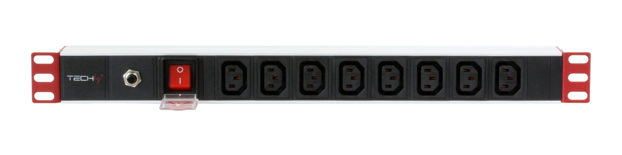 Multipresa 8 Posti da Rack 19'' Spina Schuko Angolata 1U - Techly Professional I-CASE STRIP-813T