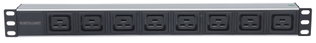 Multipresa Montaggio a Rack 19'' 1U 8 Uscite C19 Spina Italiana - Intellinet I-CASE STRIP-819