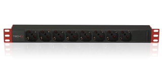 Multipresa 8 Posti da Rack 19" Connettore C14 1U - Techly Professional I-CASE STRIP-81V2