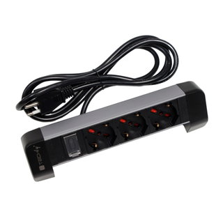 Multipresa da Tavolo 3 Prese Italiane Bipasso - Techly I-CASE STRIP-DK3U