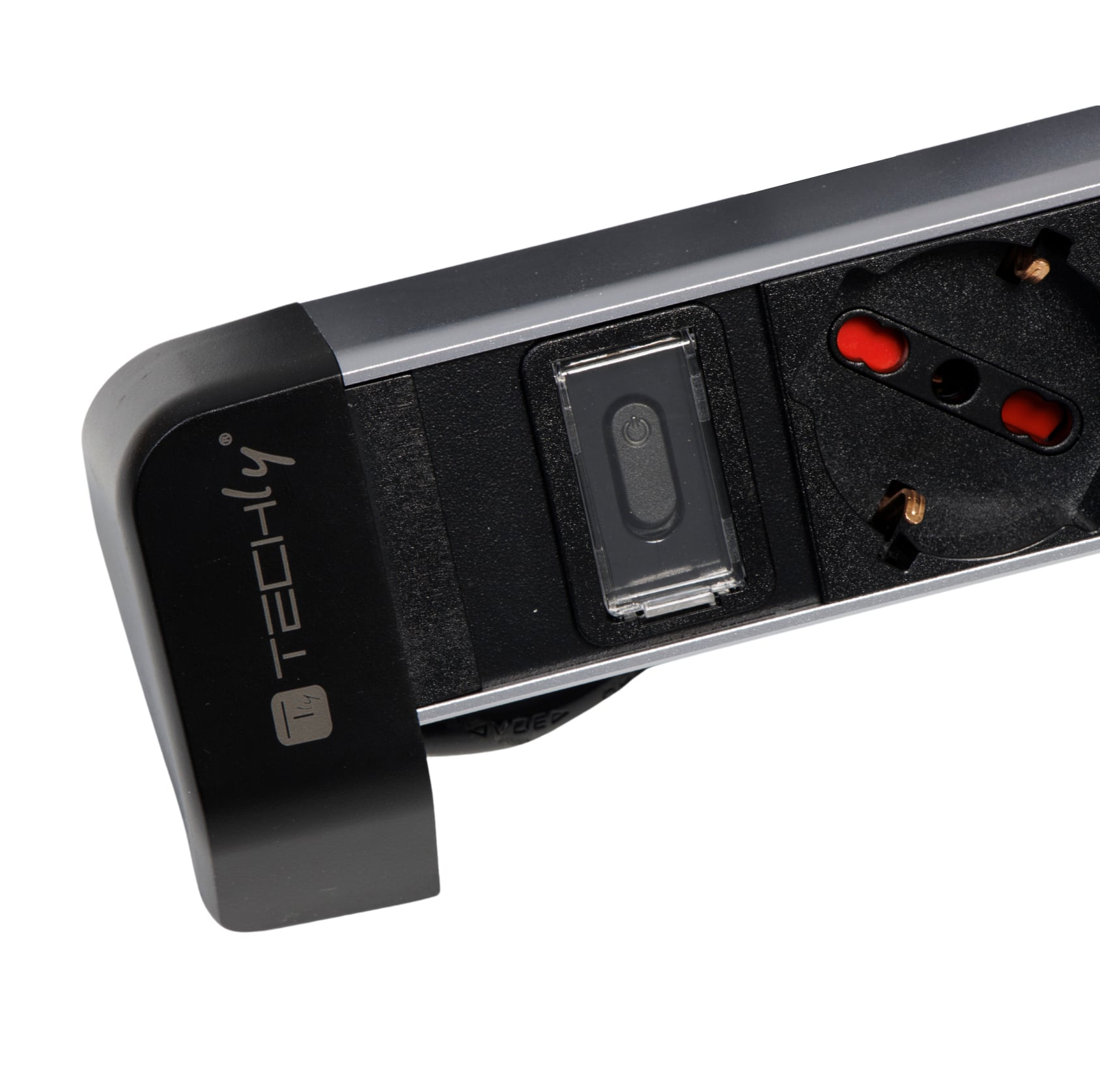 Multipresa da Tavolo 3 prese Italiane Bipasso - Techly I-CASE STRIP-DK3U
