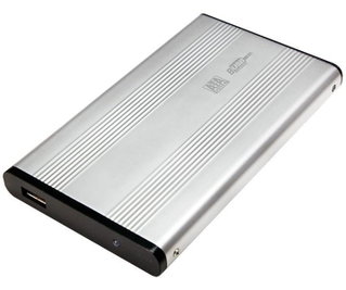 External HDD Box SATA 2.5\" USB 2.0 Gray - Techly I-CASE SU-25-WS