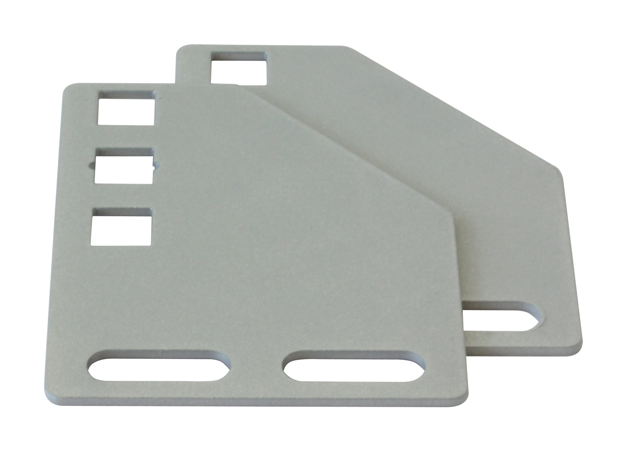 Staffe per Montaggio Verticale su Montanti Rack Silver - Techly Professional I-CASE SUPP-3G1U