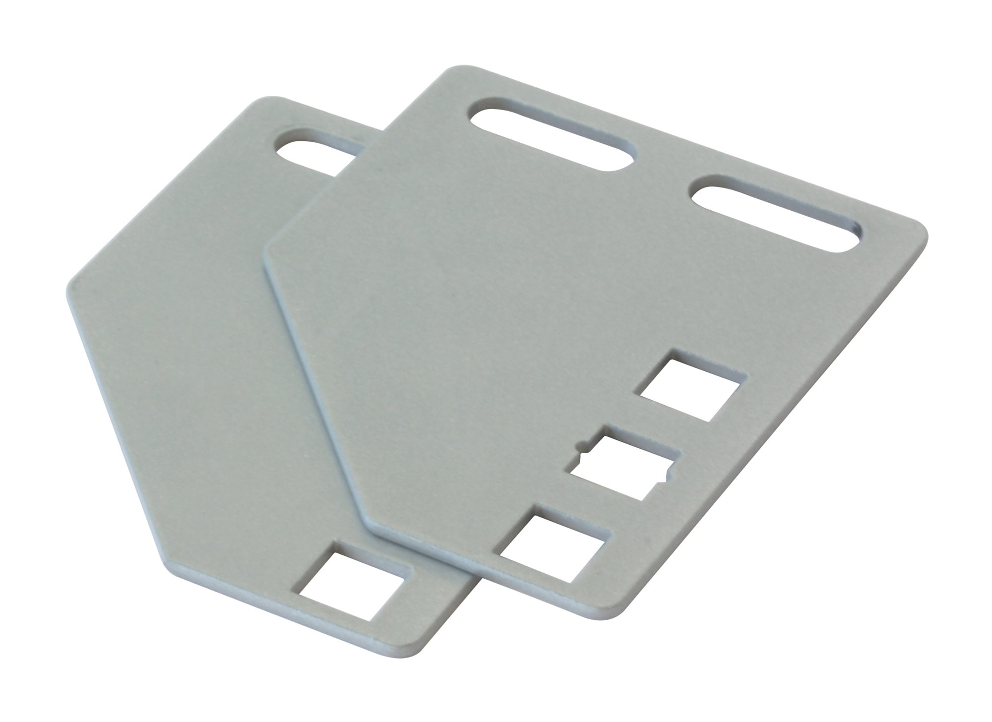 Staffe per Montaggio Verticale su Montanti Rack Silver - Techly Professional I-CASE SUPP-3G1U