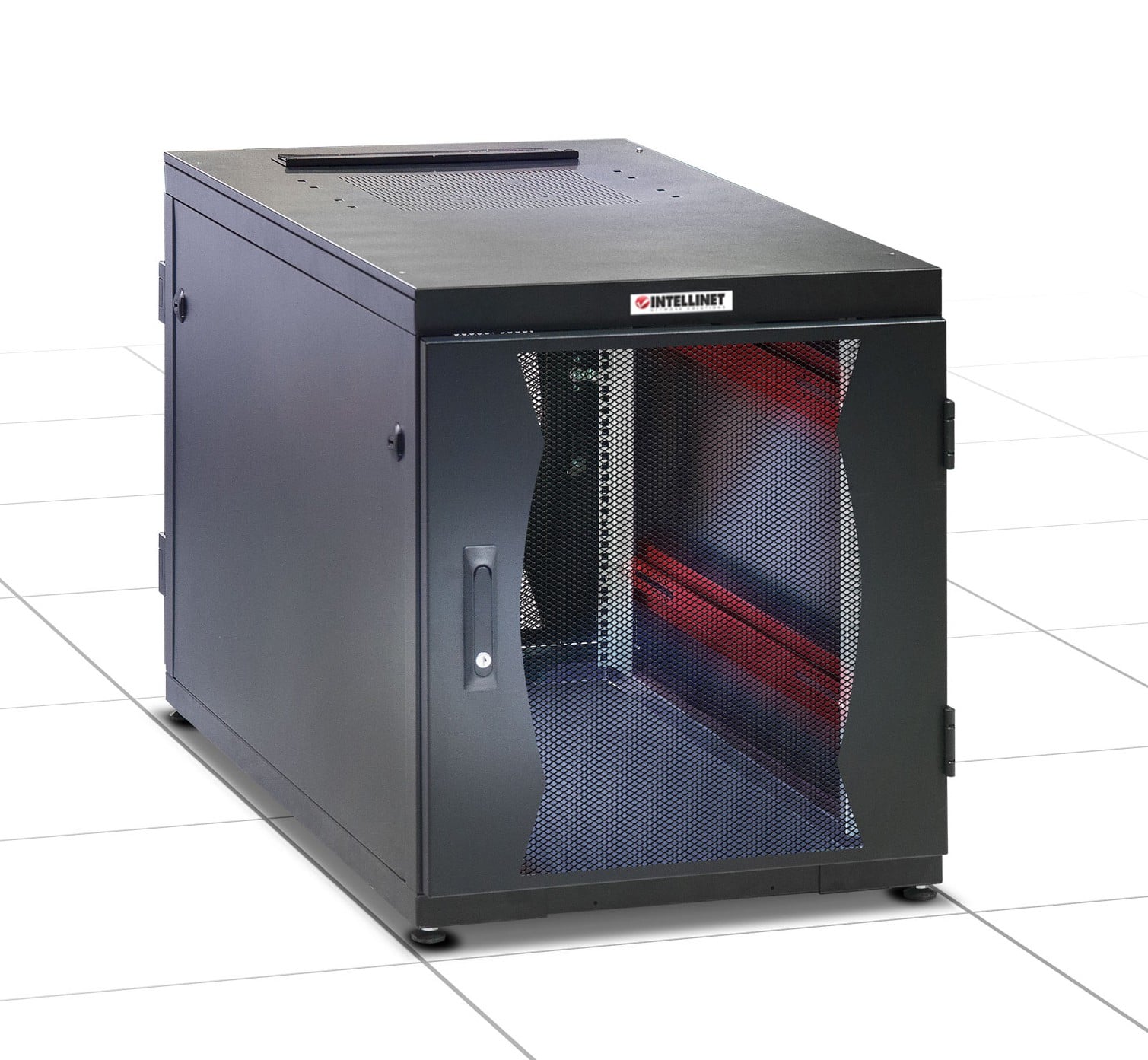 Armadio Server Rack 19'' 600x1000 14 Unità Nero Assemblato - Intellinet I-CASE SVR-I146BK