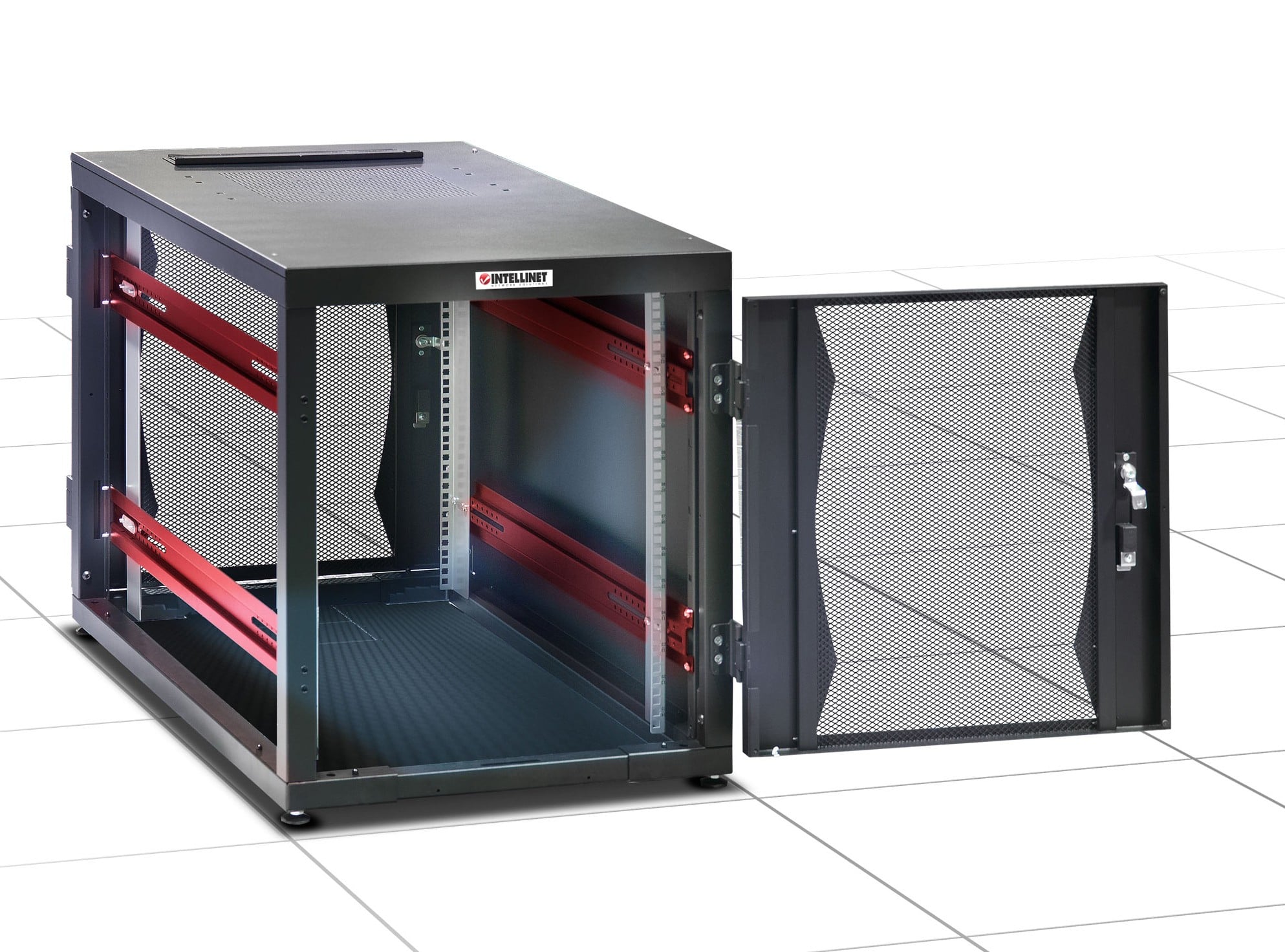 Armadio Server Rack 19'' 600x1000 14 Unità Nero Assemblato - Intellinet I-CASE SVR-I146BK