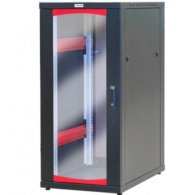 Armadio Server Rack 19'' 600x1000 20 Unita' Nero serie IdealNET - Intellinet I-CASE SVR-I206BK