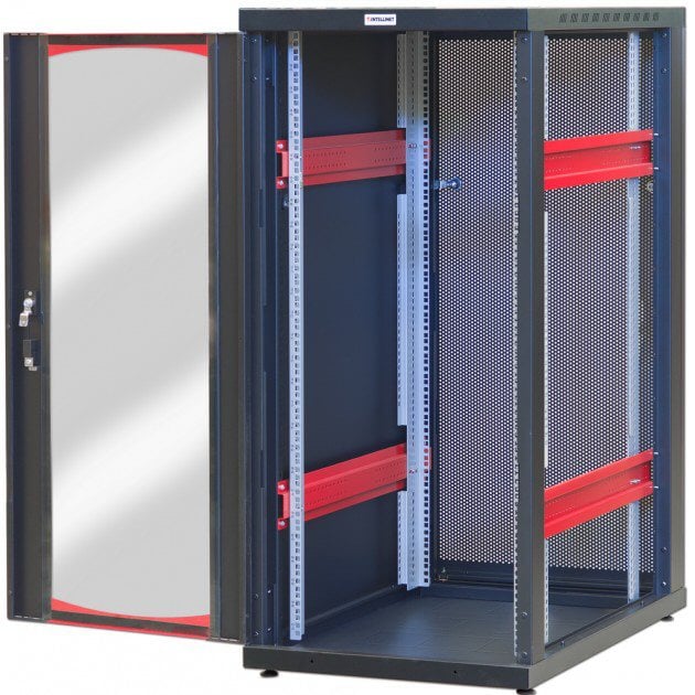 Armadio Server Rack 19'' 600x1000 20 Unita' Nero serie IdealNET - Intellinet I-CASE SVR-I206BK