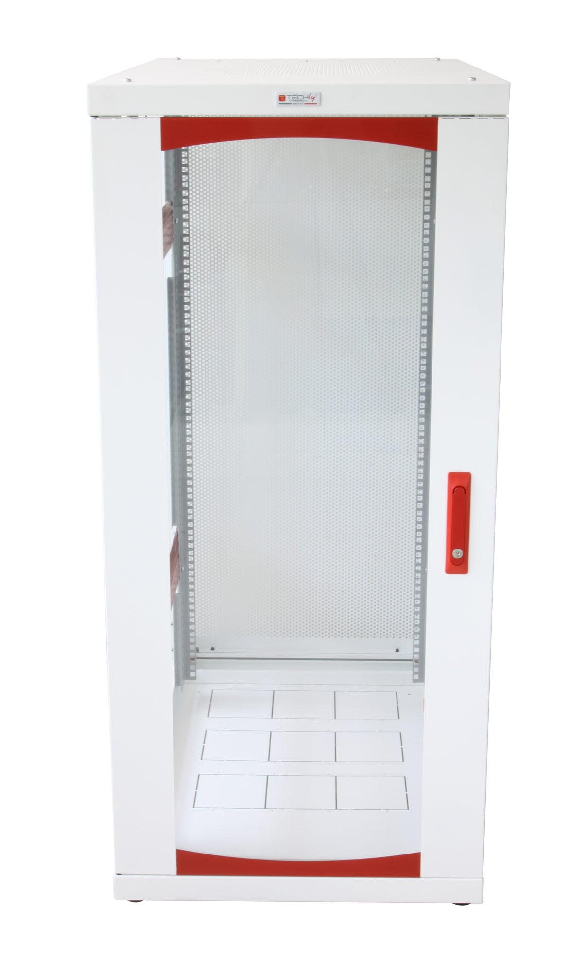 Armadio Server Rack 19'' 600x1000 27 Unita' Bianco serie IdealNET - Techly Professional I-CASE SVR-I276WH7