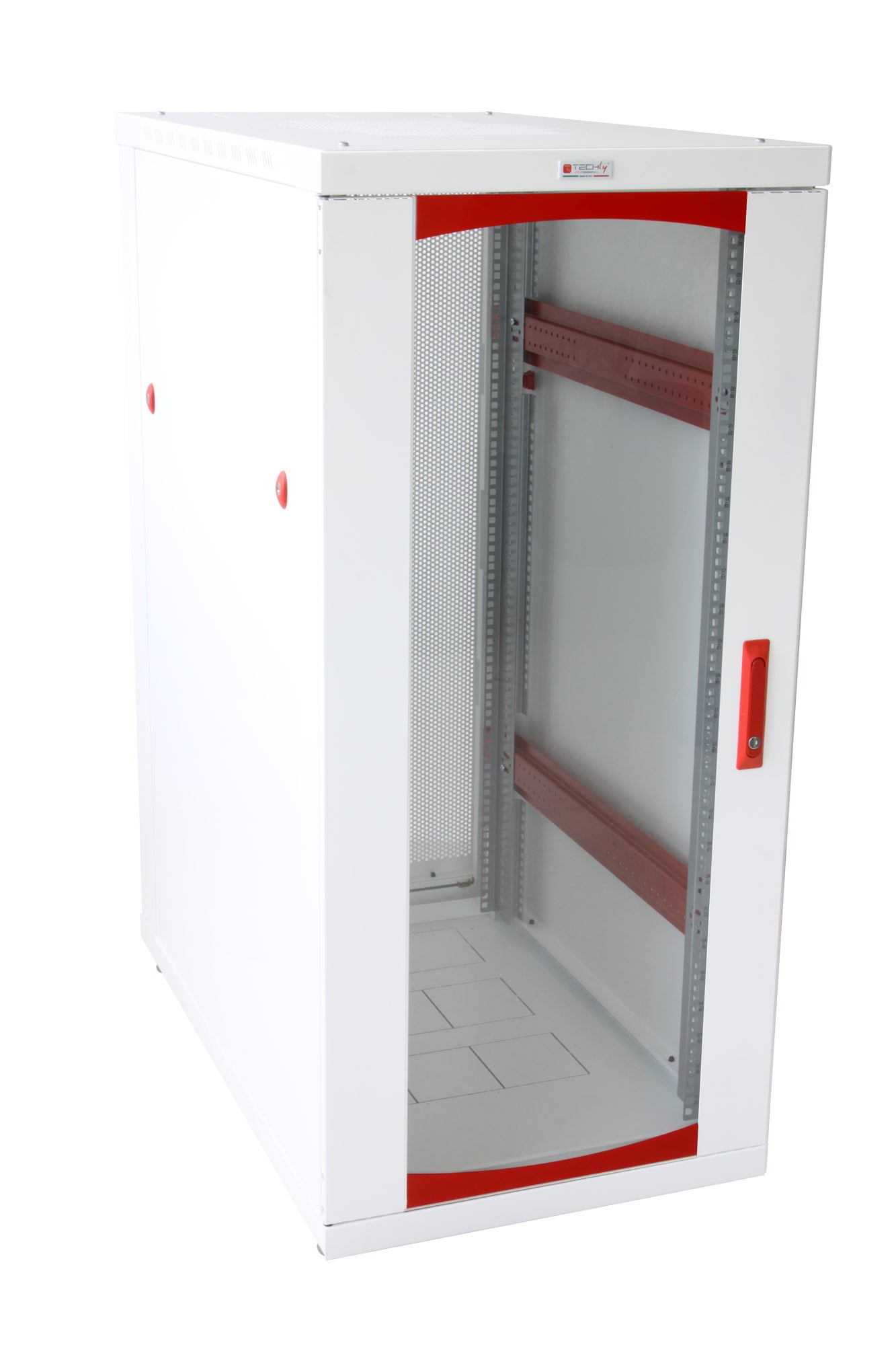 Armadio Server Rack 19'' 600x1000 42 Unita' Bianco serie IdealNET - Techly Professional I-CASE SVR-I426WH7