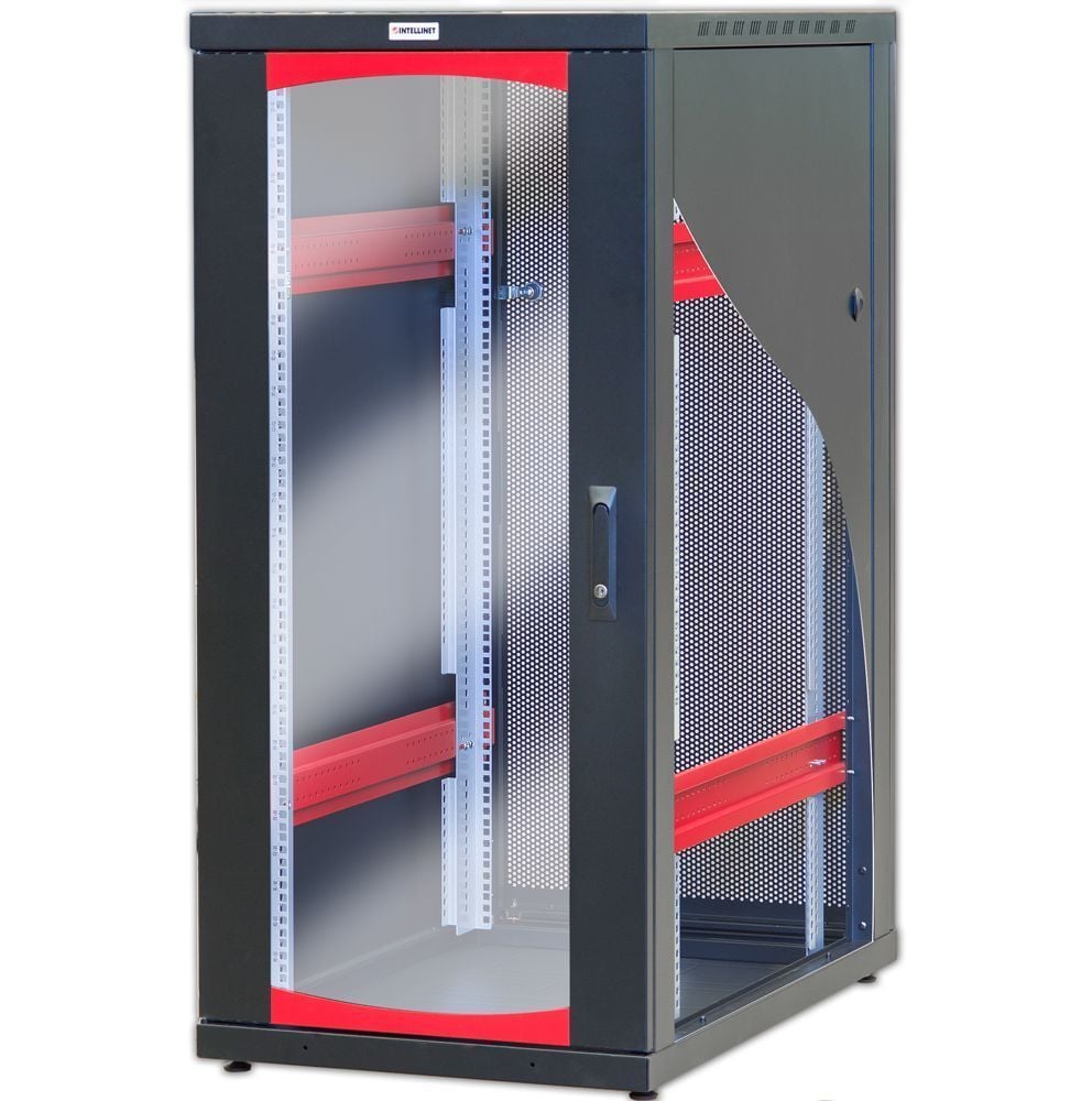Armadio Server Rack 19'' 800x1000 47 Unita' Nero serie IdealNET - Intellinet I-CASE SVR-I478BK