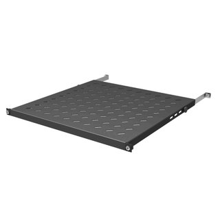 Mensola per Rack 19" 350-450 mm 0.5U Nero 4 Punti - OEM I-CASE TRAY-0545B