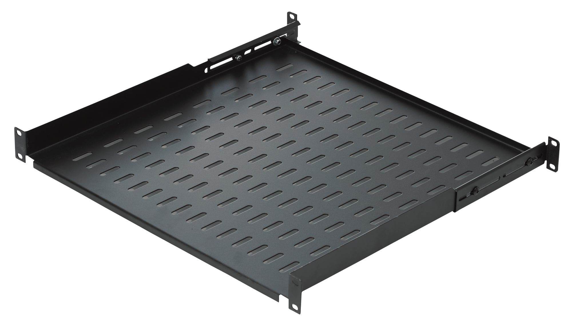 Mensola per Rack 19'' 550 mm 2U Nera 4 punti - Techly Professional I-CASE TRAY-111-BK