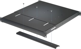 Mensola estensibile per Rack 19" 1U Nero 4 punti - Intellinet I-CASE TRAY-12-BK