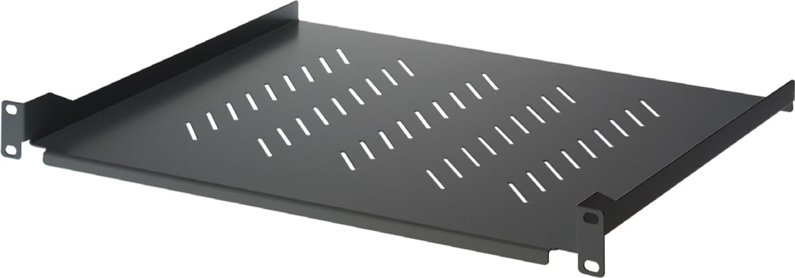 Mensola per Rack 19'' 400 mm 1U Nera 2 punti - Intellinet I-CASE TRAY-140BK