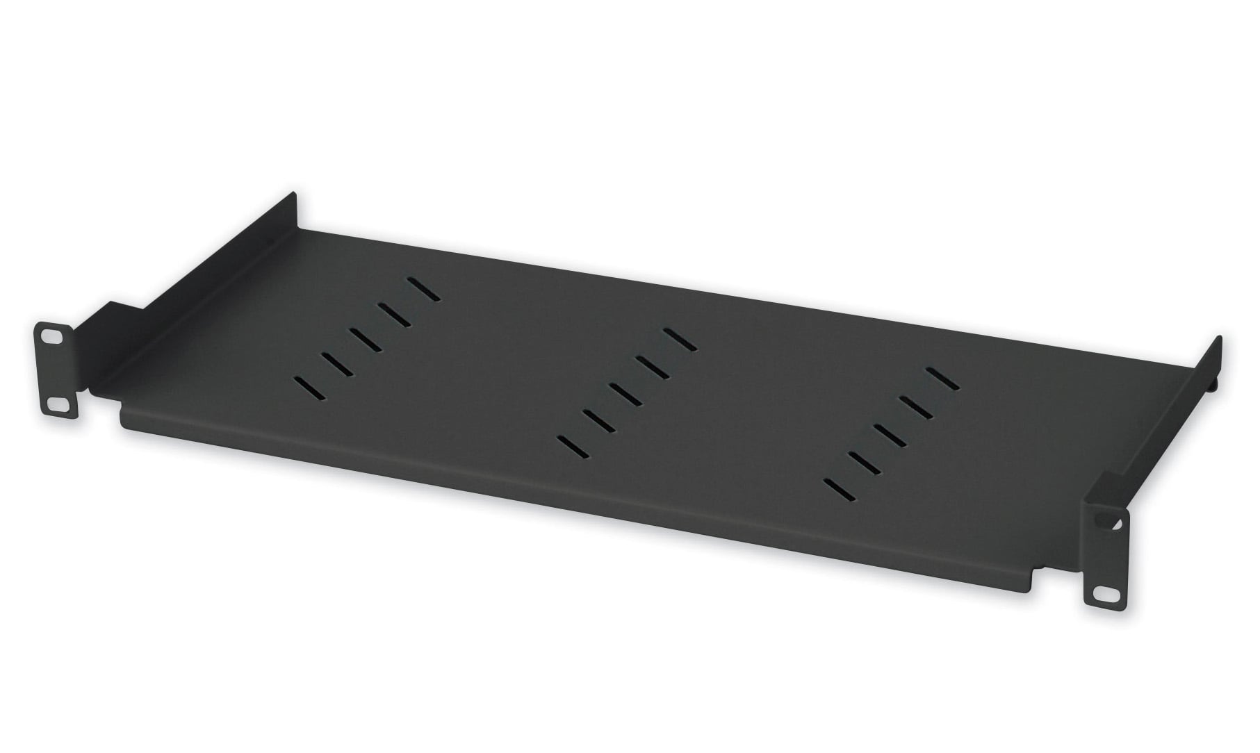 Mensola per Rack 19'' 150 mm 1U Nero 2 punti - Techly Professional I-CASE TRAY-150BK
