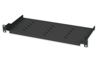 Mensola per Rack 19" 150 mm 1U Nero 2 Punti - Techly Professional I-CASE TRAY-150BK
