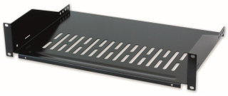 Mensola per Rack 19" 300 mm 2U Nera 2 punti - Intellinet I-CASE TRAY-300BK