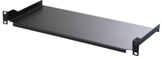 Rack Shelf 19" 200 mm 1U Black 2 points - Intellinet I-CASE TRAY-4-BK