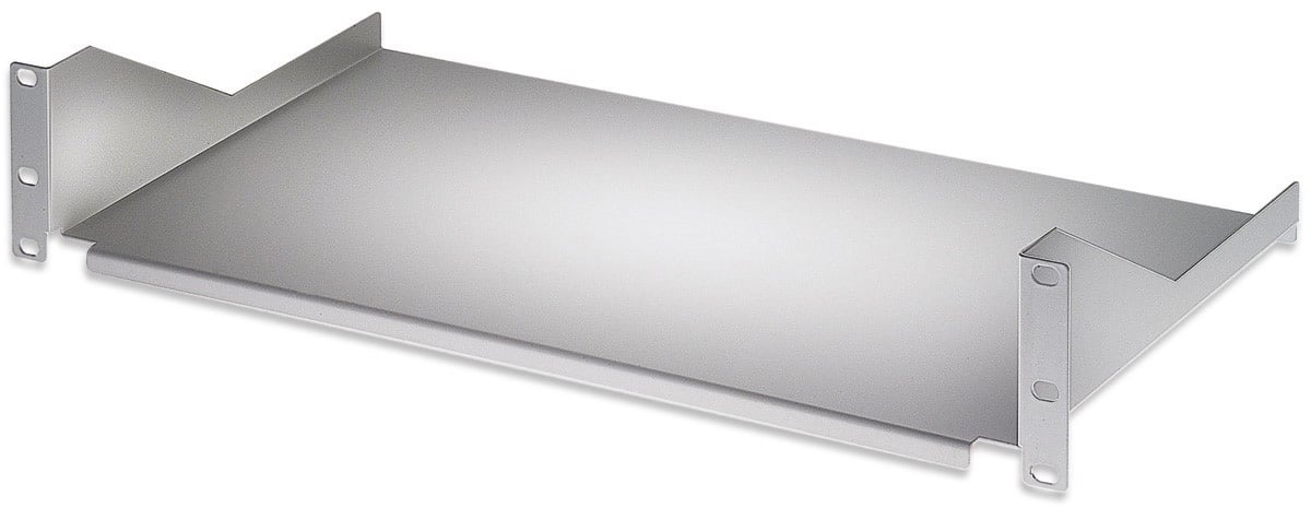 Mensola per Rack 19'' 400 mm 2U Grigia 2 punti - Intellinet I-CASE TRAY-400GRC