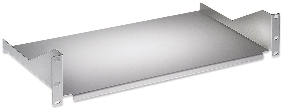 Mensola per Rack 19'' 400 mm 2U Grigia 2 punti - Intellinet I-CASE TRAY-400GRC