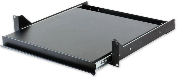 Mensola Estraibile per Rack Porta Tastiera 2U Nera - Techly Professional I-CASE TRAY-5-BK 19"