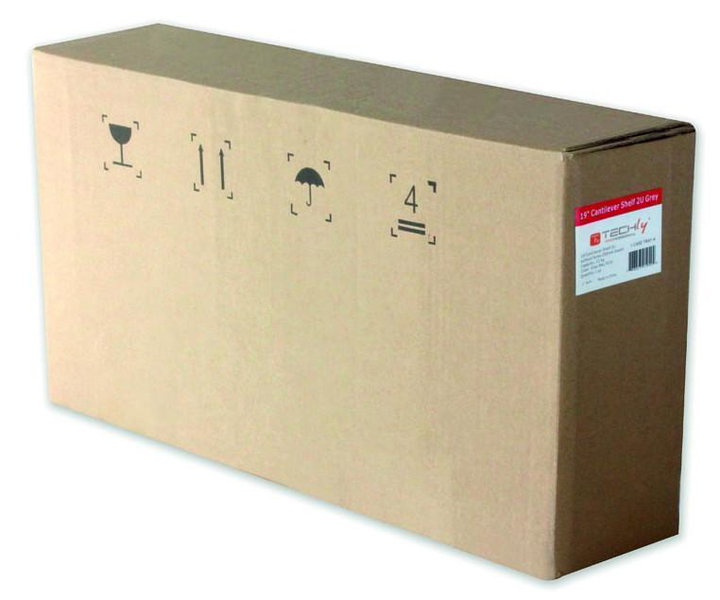 Mensola Estraibile per Rack Porta Tastiera 2U Nera - Techly Professional I-CASE TRAY-5-BK 19"