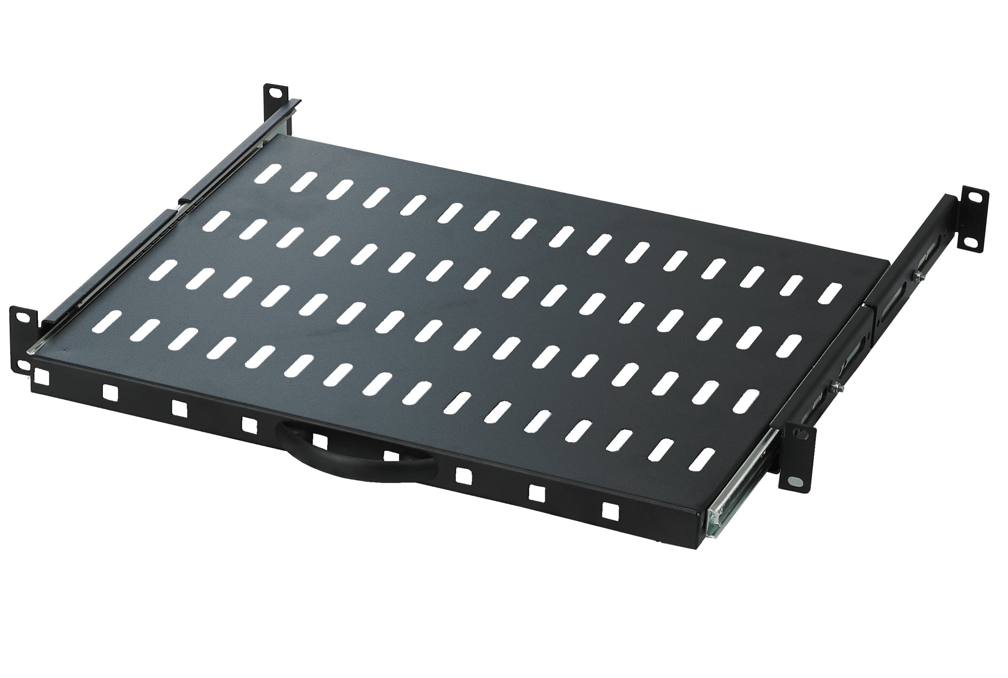 Mensola per Rack 19'' 600 mm Estraibile da 1U Nero - Techly Professional I-CASE TRAY-51-BK