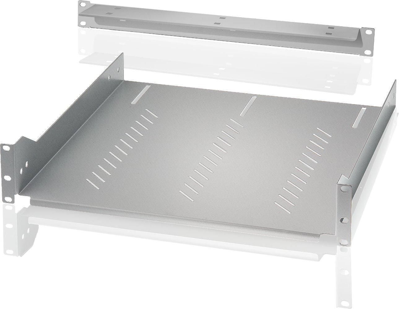 Mensola per Rack 19'' 470 mm 2U Nera 4 punti - Intellinet I-CASE TRAY-68-BK