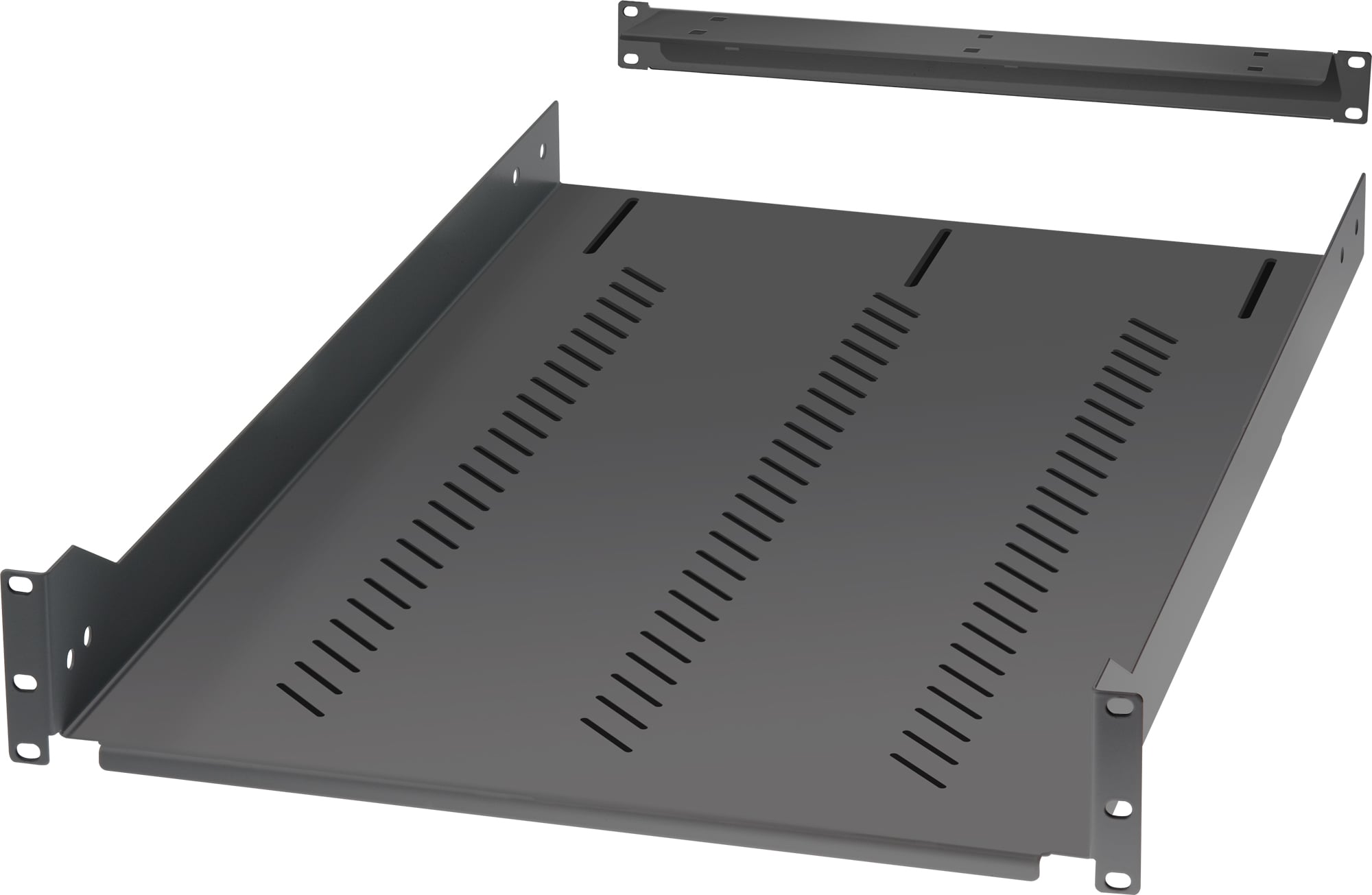 Mensola per Rack Server 19'' 765 mm 2U Nera 4 punti - Intellinet I-CASE TRAY-8-BK