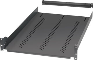 Server Rack Shelf 19" 765 mm 2U Black 4 points - Intellinet I-CASE TRAY-8-BK