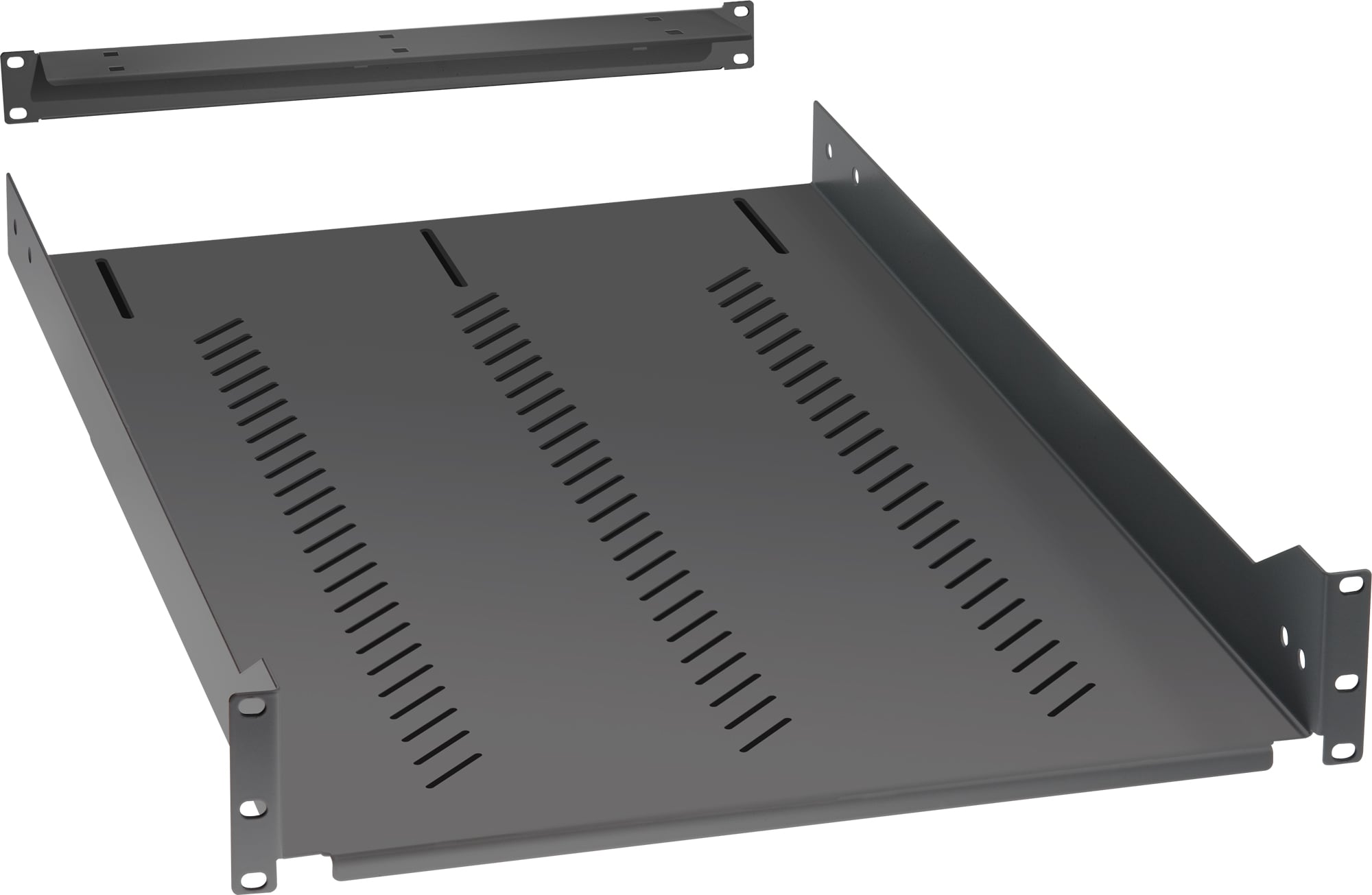 Mensola per Rack Server 19'' 765 mm 2U Nera 4 punti - Intellinet I-CASE TRAY-8-BK