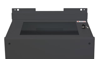 Staffe a Parete per Fissaggio Armadio Serie EE Nero - Techly Professional I-CASE TRAY-EE2008BK