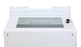 Staffe a Parete per Fissaggio Armadio Serie EE Bianco - Techly Professional I-CASE TRAY-EE2008WH