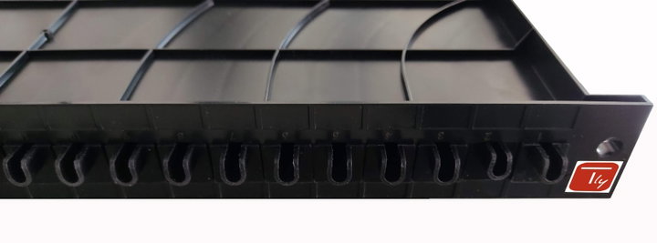 Mensola Gestione Cavi su Rack 19'' 24 Porte P.1000 mm - Techly Professional I-CASE TRAY-ORG1000