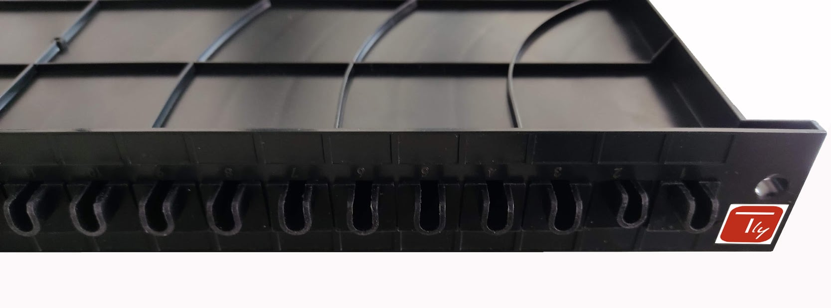 Mensola Gestione Cavi su Rack 19'' 24 Porte P.800 mm - Techly Professional I-CASE TRAY-ORG800